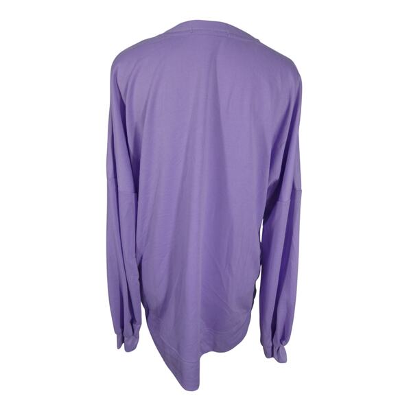 Simply Southern XL Sweatshirt BE KIND Purple Pockets Long Sleeves Sparkle - Picture 2 of 7